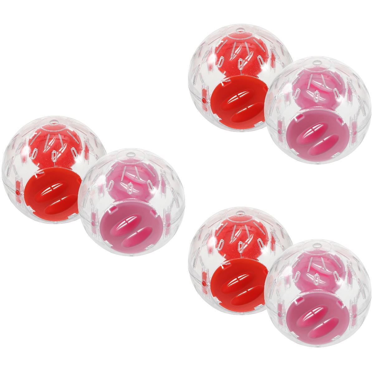 6 Pcs Small Hamster Sports Ball Chinchilla Exercise Balls Toys Animals