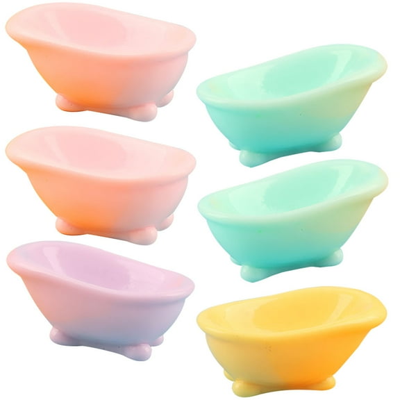 6 Pcs Soap Dish for Shower Wall Bathtub Micro Landscape