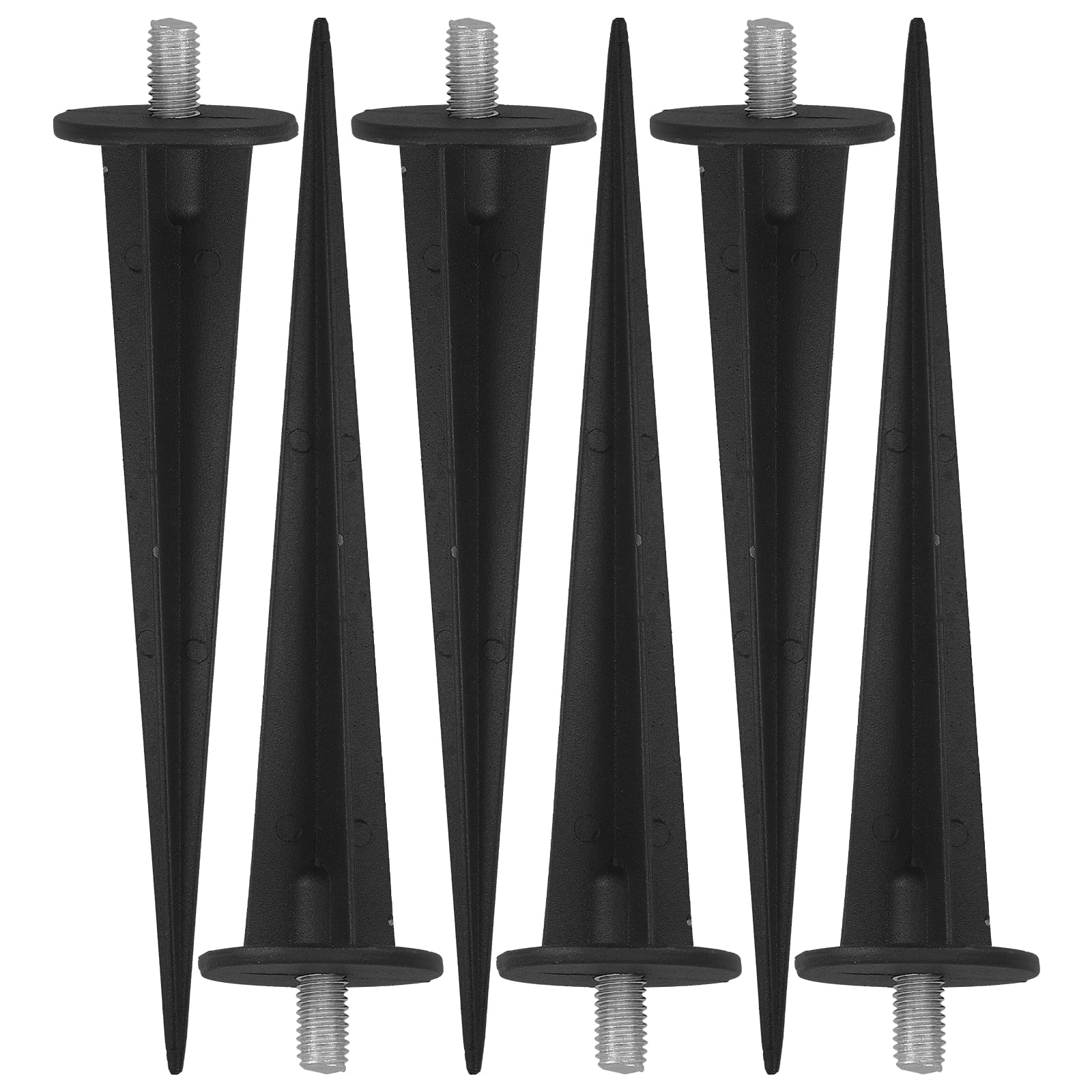 6 Pcs Solar Panel Mounting Brackets Spike Ground Rod - Walmart.com