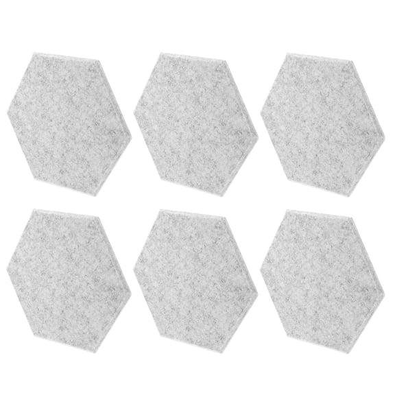 ifundom 6Pcs Wall Acoustic Panels Polyester Fiber Soundproofing Boards for Home and Office Use