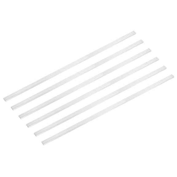 6 Pcs Square Aluminum Flat Bar, 15/64" x 3/8" x 16" 6061 Aluminum Flat Bar