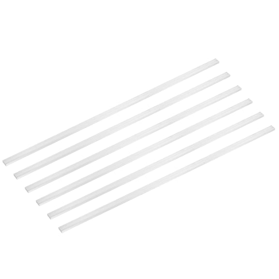 6 Pcs Square Aluminum Flat Bar, 15/64" x 5/16" x 16" 6061 Aluminum Flat Bar