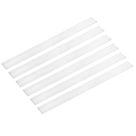 6 Pcs Square Aluminum Flat Bar, 3/32" x 1-3/8" x 16" 6061 Aluminum Flat Bar