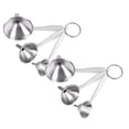 thumbnail image 1 of 6 Pcs Stainless Steel Kitchen Funnels, Small Funnels for Filling Bottles, Mini Long Handle Metal Funnels Food Grade Mini Metal Funnel for Powder Oil Fluid Spice, 1 of 9