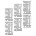 thumbnail image 1 of 6 Pcs Stainless Steel Wipe Pictures Tools Eraser Drafting Erasing Shield Metal for Craft, 1 of 1