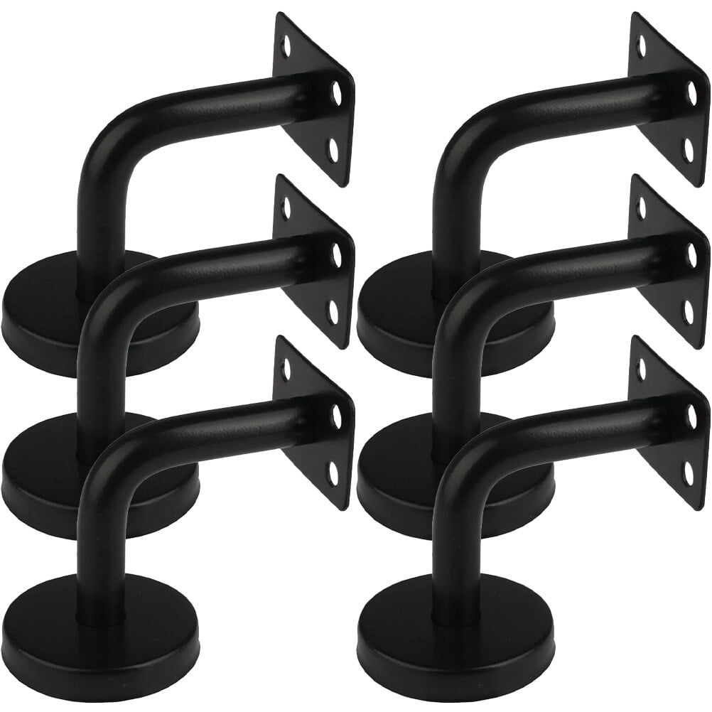 6 Pcs Staircase Handrail Bracket Banister Brackets for Rest Railing Deck Stainless Steel