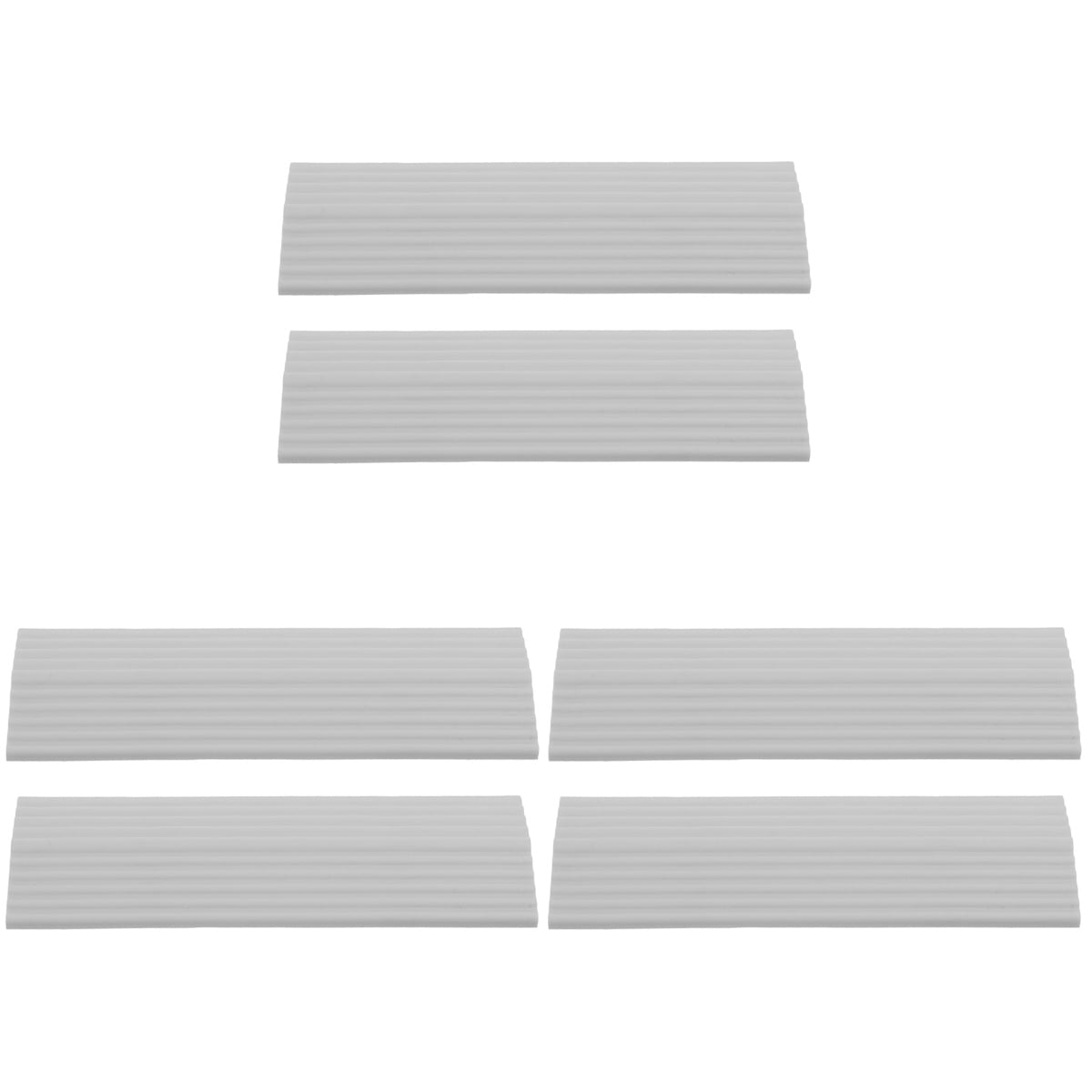 6 Pcs Step Mat Plastic Ramp for Home Ramp for Wheelchair Ramp Mat