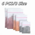 thumbnail image 1 of 6 Pcs Suit For Sorting &Washing Clothes Wash Bag Mesh Laundry Bag For Delicates, 1 of 6