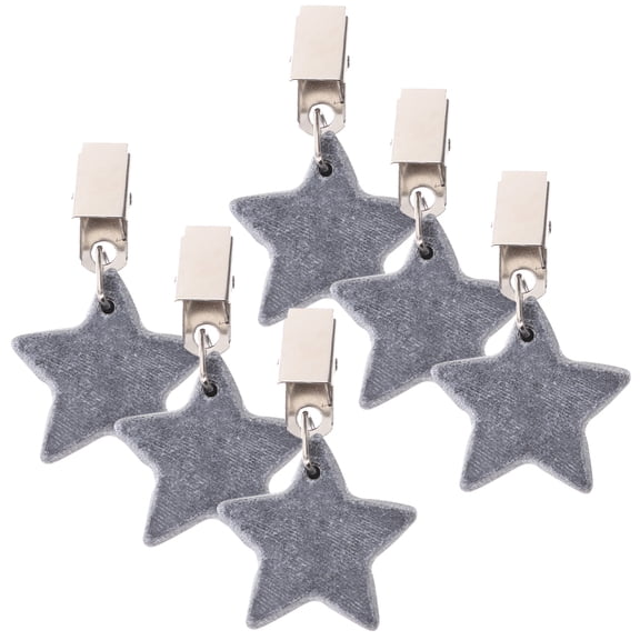 ifundom Windproof Tablecloth Clips Grey 6 Pieces Outdoor and Indoor Table Cover Fasteners
