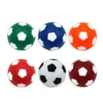 thumbnail image 1 of 6 Pcs Table Soccer Foosballs Replacements Foosball Table Ball Durable Tabletop Game Mini Football Table Soccer Ball, 1 of 8