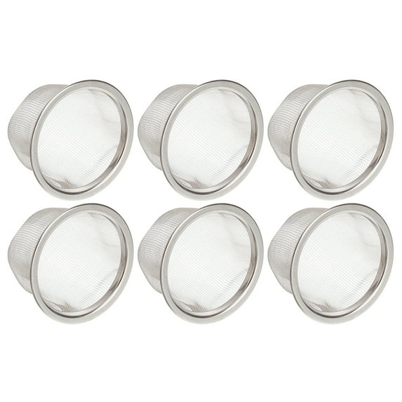 6 Pcs Tea Screen Mesh Strainer Pot Supplies Metal Infuser Teapot Filter Insert Miss