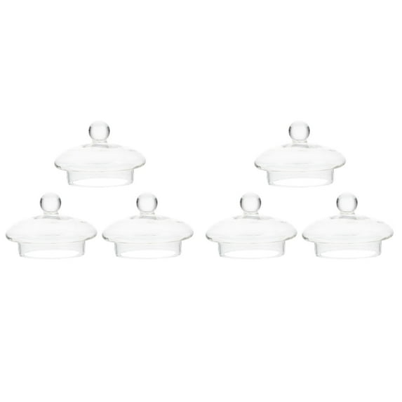6 Pcs Teapot Accessories Infuser Kettle Strainers and Colanders Glass Lid Replacement Filter Caps Lids