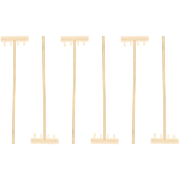 OHOIOLLA Garden Sandbox Tools Sandbox Rakes Wave and Path Creation on Sand 6pcs