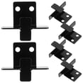 thumbnail image 1 of FENGGUIQU 6-Piece Metal Mirror Clips Set for Frameless Wall Mounting, Hardware with Sleek Design for Bathroom & Home, 1 of 6