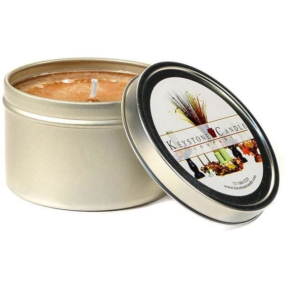6 Pcs Tin Candles Cinnamon Stick Candle Tins 8 oz 3 in. diameter x 3 in. tall