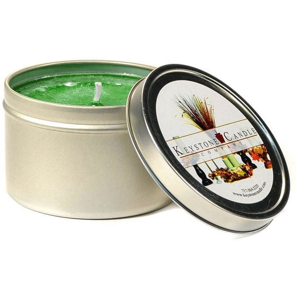 6 Pcs Tin Candles Pine Candle Tins 8 oz 3 in. diameter x 3 in. tall