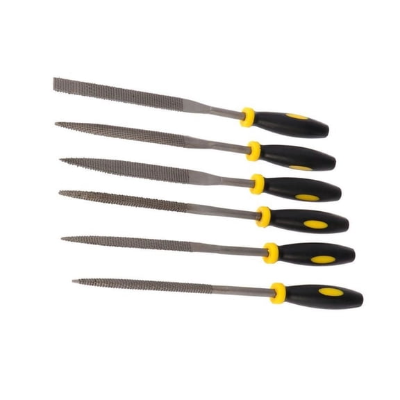 WITALYMO Wood Rasp File, Black, Maximum Endurance, Anti-Skid Handle, Shaping Use 6Pcs