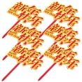 thumbnail image 1 of Raindrops Acrylic Chinese New Year Cake Toppers 6pcs Reusable Spring Festival Cupcake Decorations, 1 of 6