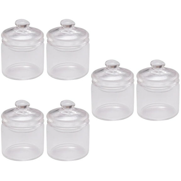 6 Pcs Toy Miniature Food 1:12 Dollhouse Realistic Looking Decorative Baby