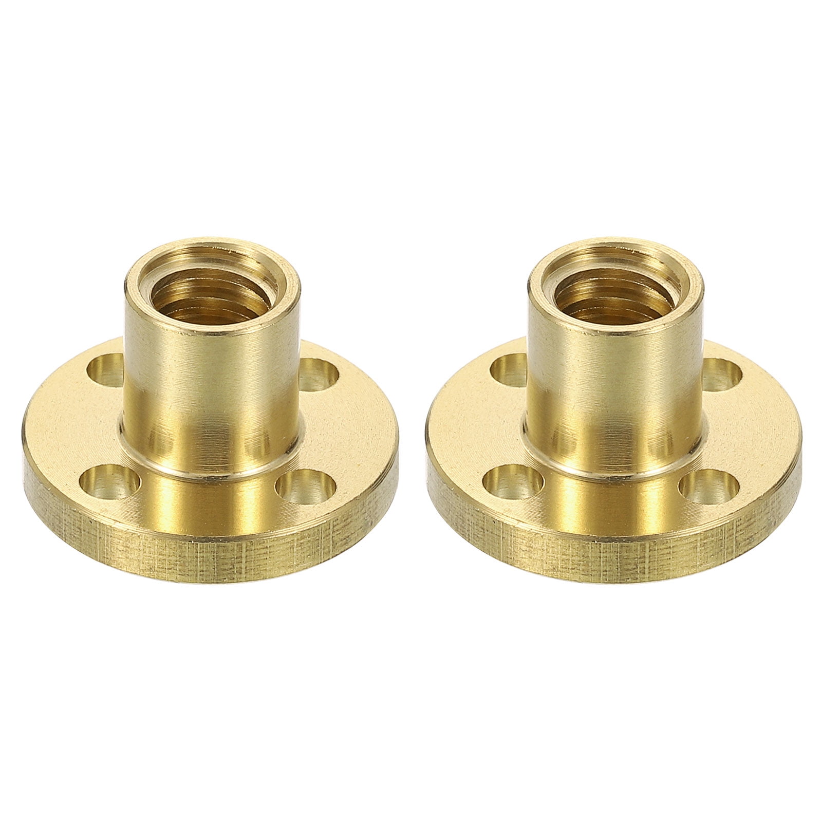 Uxcell Lot De 2 Vis En Acier Inoxydable Tr8 X 4 De 400 Mm