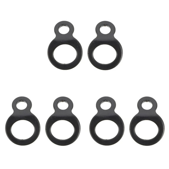 6 Pcs Trailer Tow Hooks Tie down Pull Rings Triangle Motorcycle