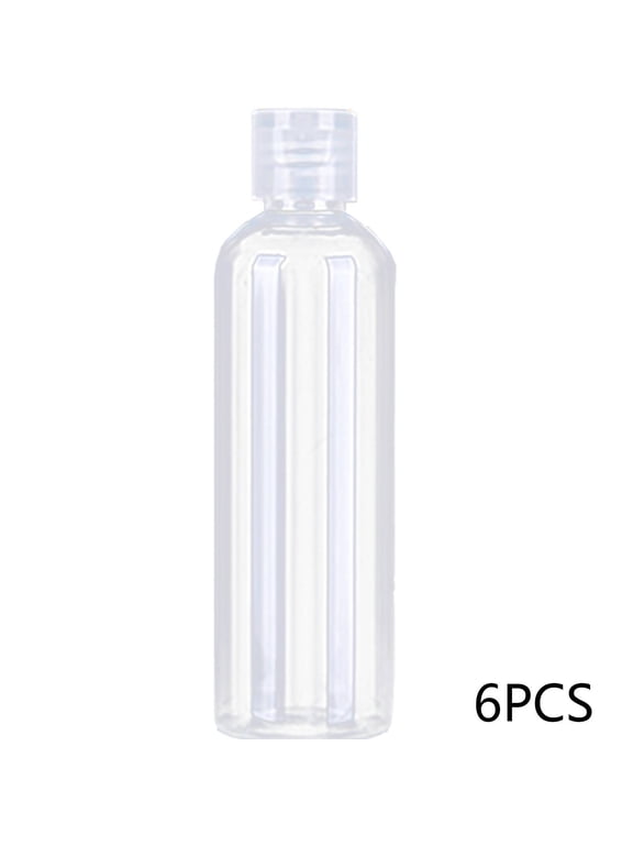 6 Pcs Travel Size Toiletries,Leakproof Travel Containers for Toiletries,Quick Refill Comfortable Press Travel Toiletry Bottles,120Ml,Transparent,One Size,Transparent,0.51oz