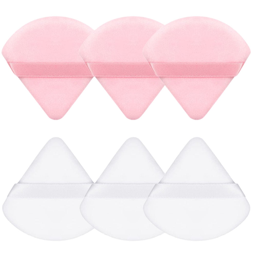 6 Pcs Triangle Powder Puff to Make Your Skin Flawless Soft Powder