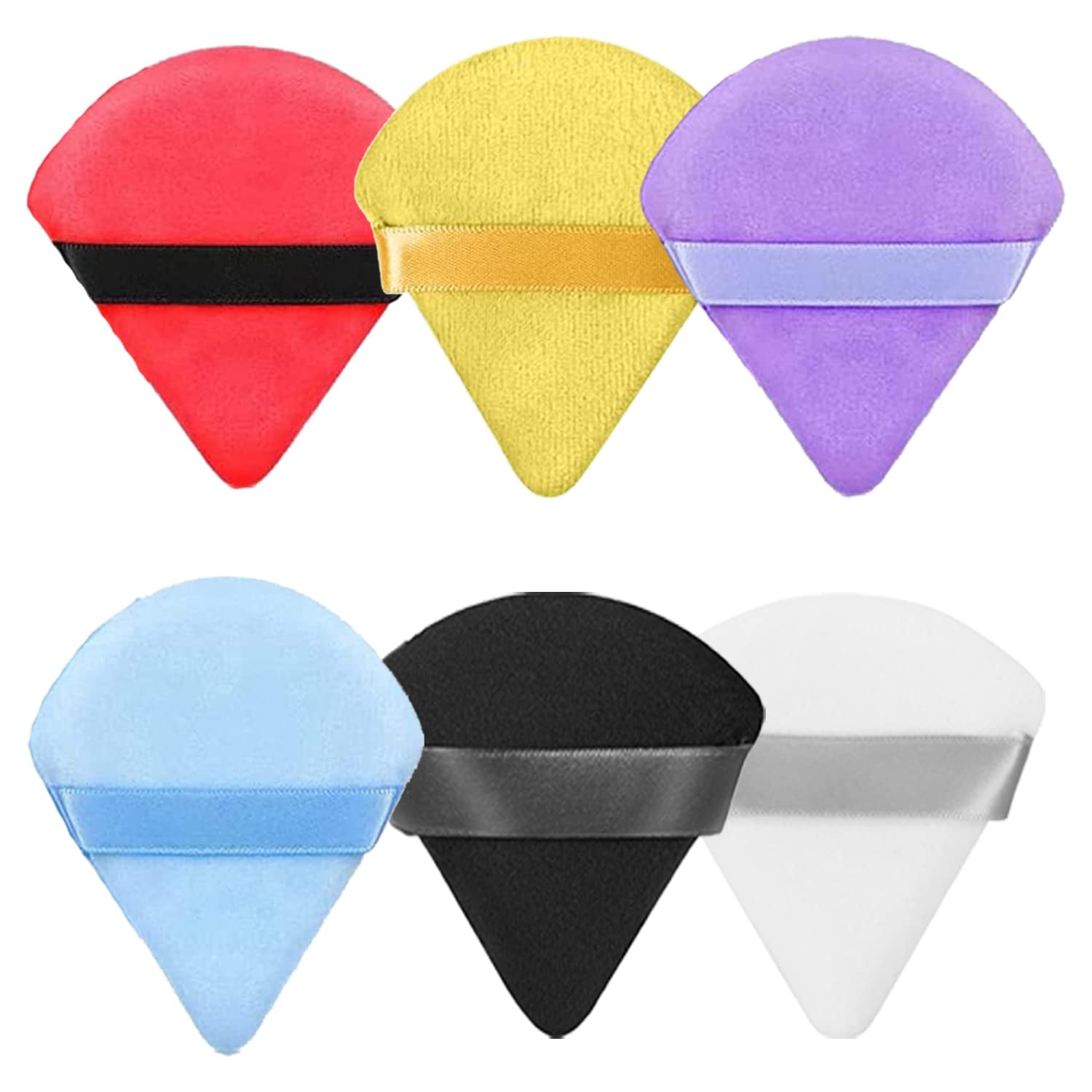 6 Pcs Triangle Powder Puff to Make Your Skin Flawless \u2013 Soft ...