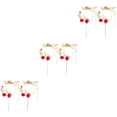 thumbnail image 1 of 6 Pcs Valentine's Day Card Decor Birthday Cupcake Topper Wedding Cake Toppers Cake Picks, 1 of 6