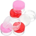 thumbnail image 1 of 6 Pcs Vial Small Cream Storage Jars Containers with Lids Transparent Bottle Travel, 1 of 6