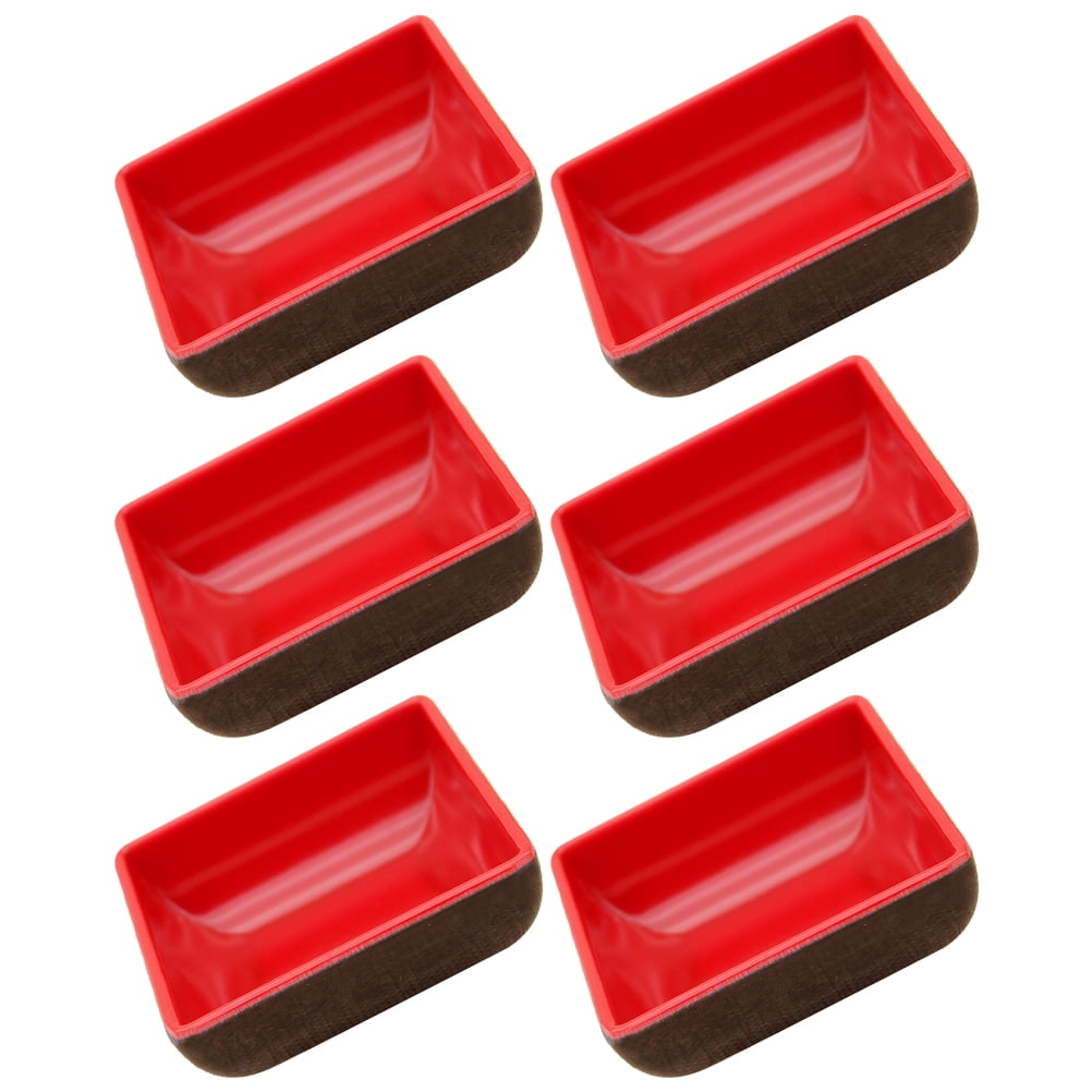 Ginddy Small Bowls For Dips,6 Pcs Square Melamine Tapas Bowls Soy Sauce Dish Dip