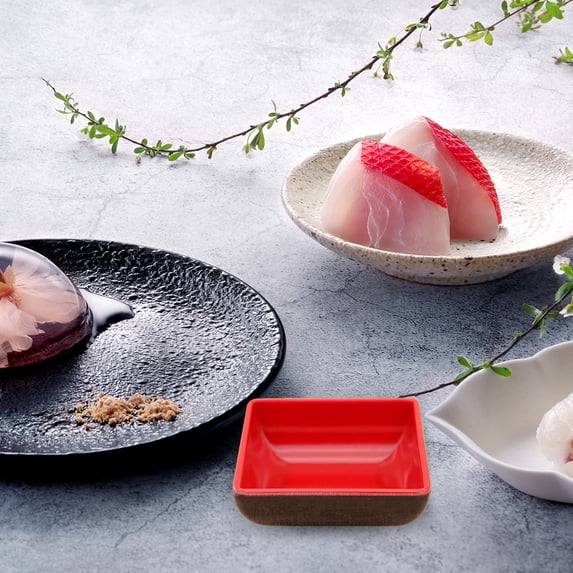6-Piece Sauce Dish Set for Condiments, Seasoning, Sushi, Dipping, and Sauce Bowls - and Dinnerware Accessory
