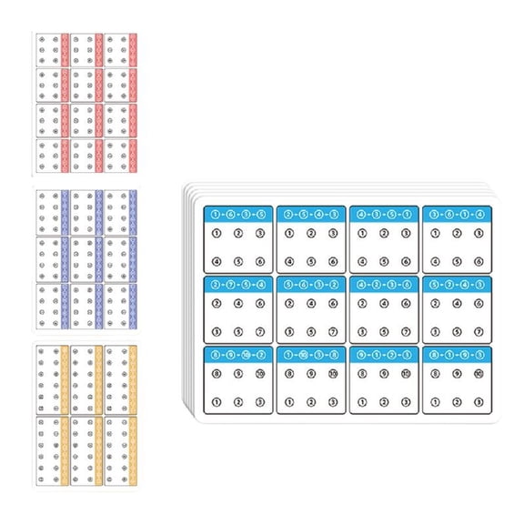 6 Pcs Visual Concentration Practice Cards Preschoolers Educational Toy For Home Classroom Travel Use
