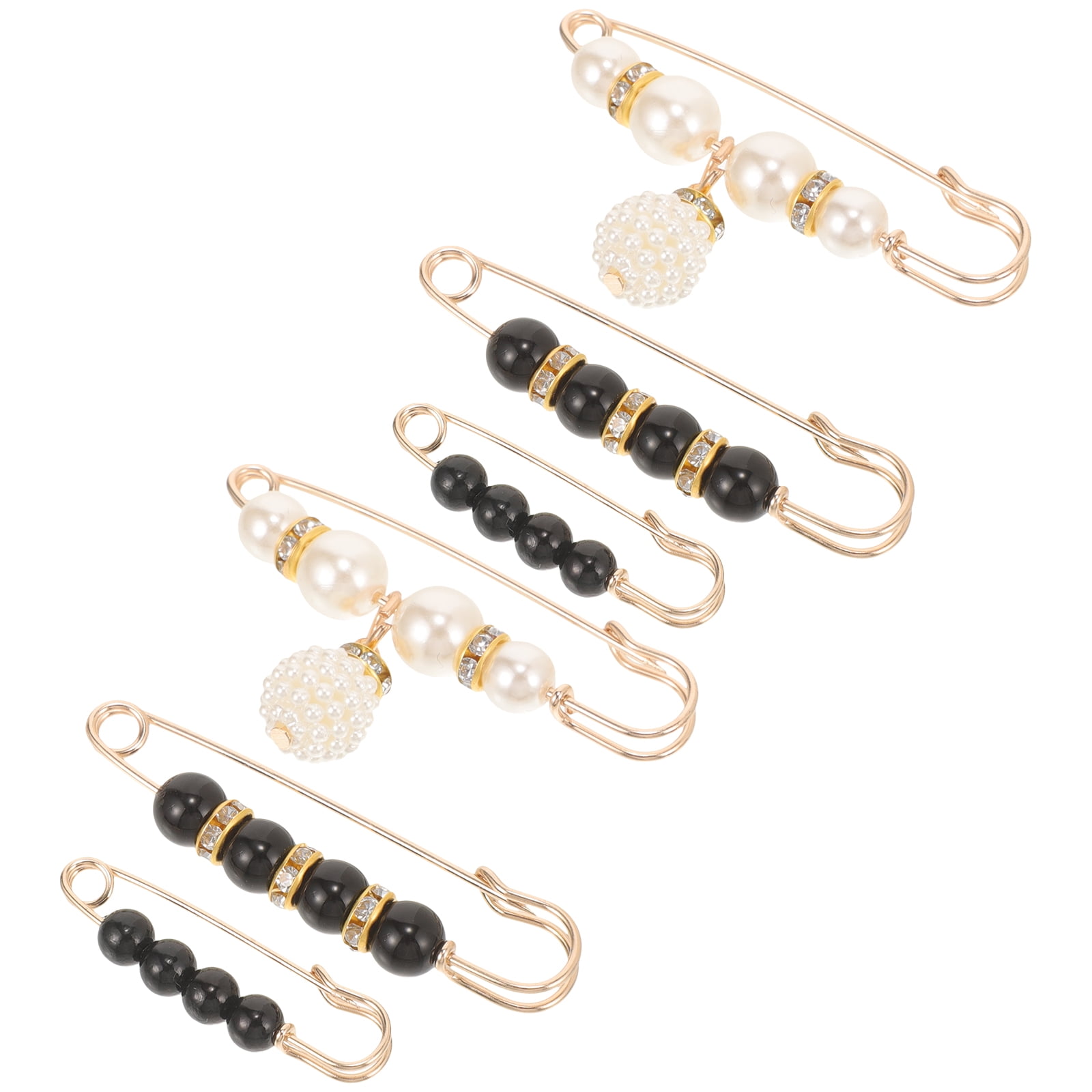 ONAPARTER 6 Pcs Waist Tightener Pants Decor Shawl Pin Brooch Safety