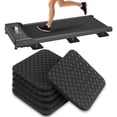 thumbnail image 1 of 6 Pcs Walking Pad Mat, Treadmill Mat Pads, 4" x 4" x 0.2" Double-Sided Non-Slip Exercise Equipment Mat, High Density Silicone Anti Vibration Pad for Protect Floors, Noise Reduction, 1 of 1