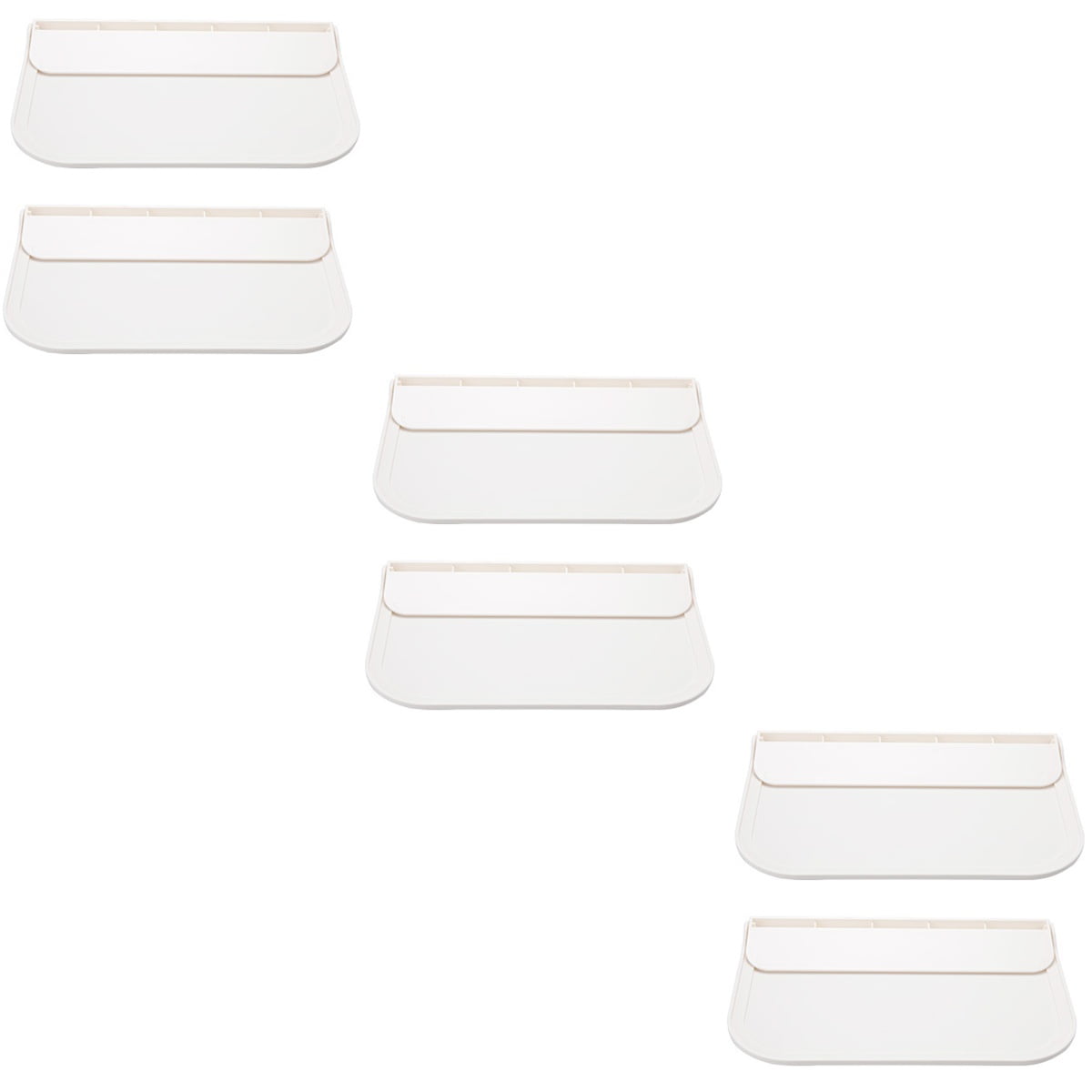 6 Pcs Wall Shelf Show Hanging Rack Shelves for Wall No Screws Self