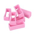 thumbnail image 1 of 6 Pcs Watch Band Loops 22Mm Silicone Watch Strap Holder Loop Watch Strap Loops Watch Strap Keeper Silicone Replacement Watch Band Loop For Smart Sport Watches Rubber Replacement,Pink, 1 of 6