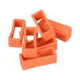 thumbnail image 1 of 6 Pcs Watch Band Loops 22Mm Silicone Watch Strap Holder Loop Watch Strap Loops Watch Strap Keeper Silicone Replacement Watch Band Loop For Smart Sport Watches Rubber Replacement,Orange, 1 of 5