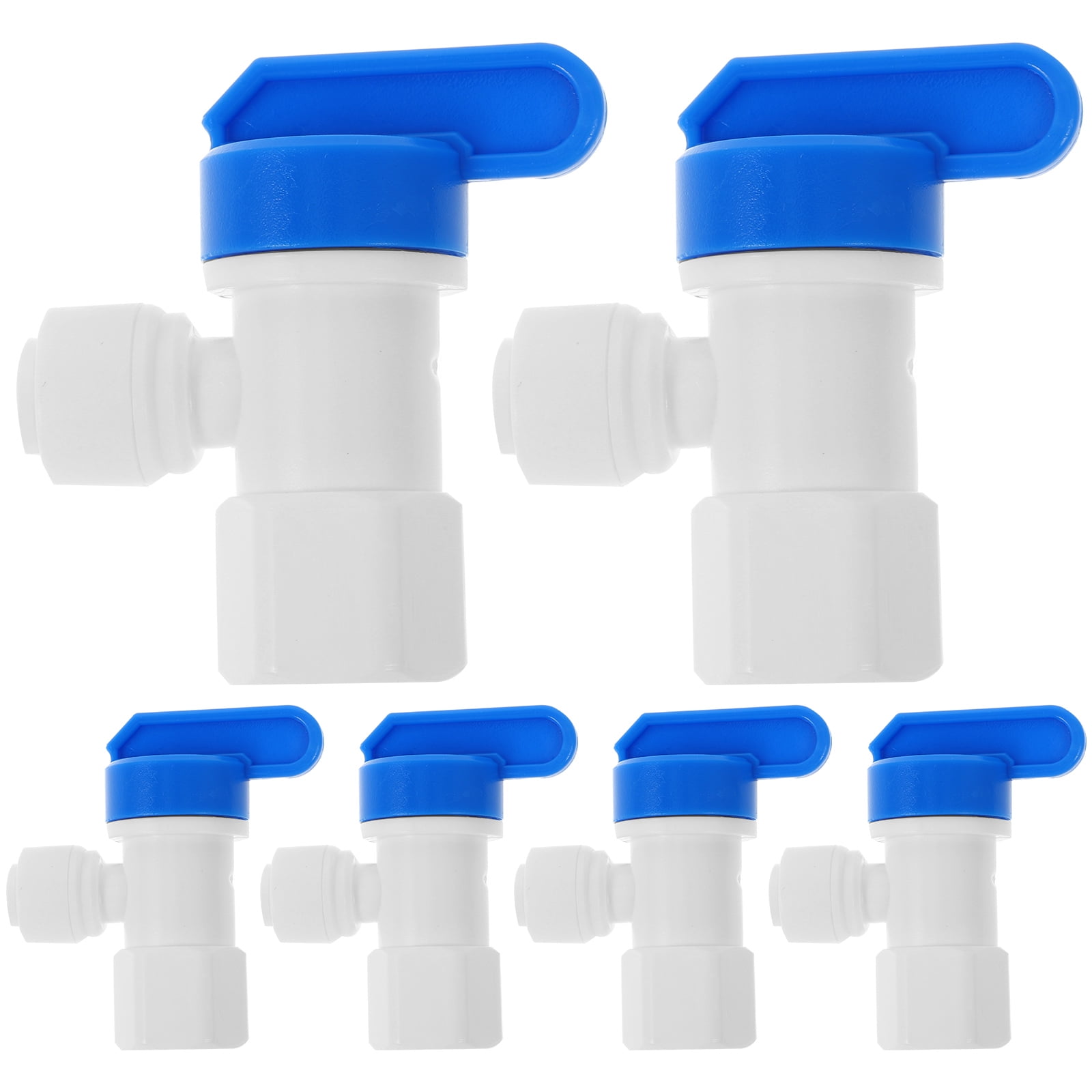 Yueyihe 6 Pcs Water Purifier Ball Valve 3 Way Valves Threaded Shut off
