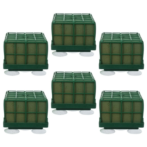 6 Pcs Wedding Car Mud Sponges Artificial Floral Arrangements Square Plastic Absorbent