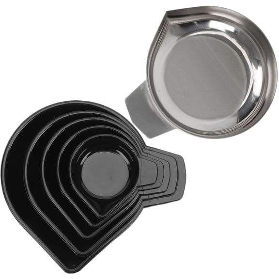 6 Pcs Weighting Pans Electronic Scale Accessories Weighing Pans for Scales Scale Weight Tray
