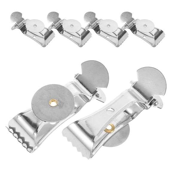 6pcs Stainless Steel Curtain Clips Drape Hooks Holdbacks for Minimalist Metal Ties