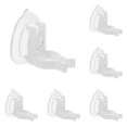 thumbnail image 1 of 6 Pcs Window Candle Holder Clamps,Christmas Suction Cup Holder,Candle Suction Cups Holder,Suction Cups With Clamps For Christmas Party Candle Lamp,Christmas Home Decor And Party Decorations,6PCS, 1 of 5