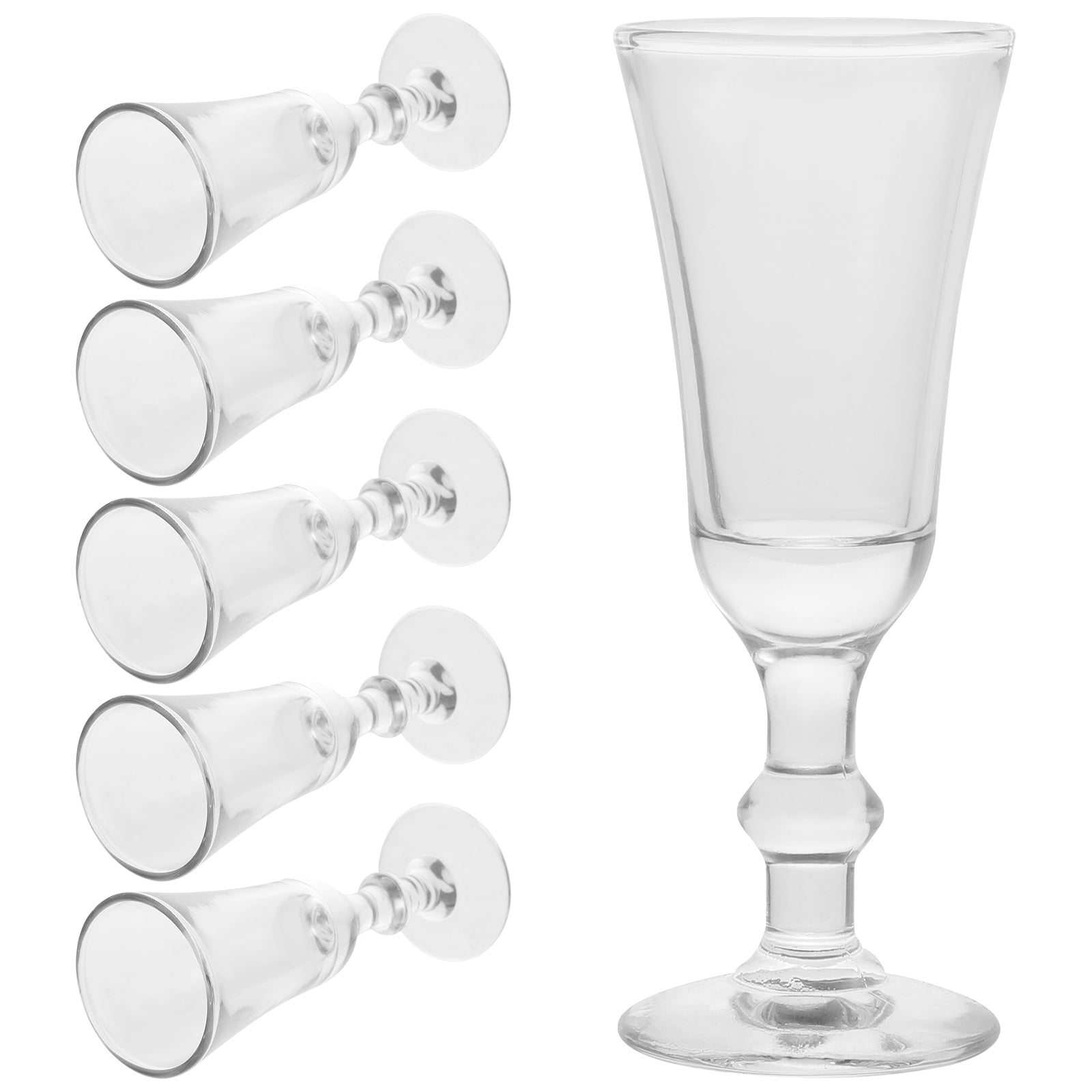 6 Pcs Wine Glass Set Decor Cocktail Glasses Cocktail Goblet Water