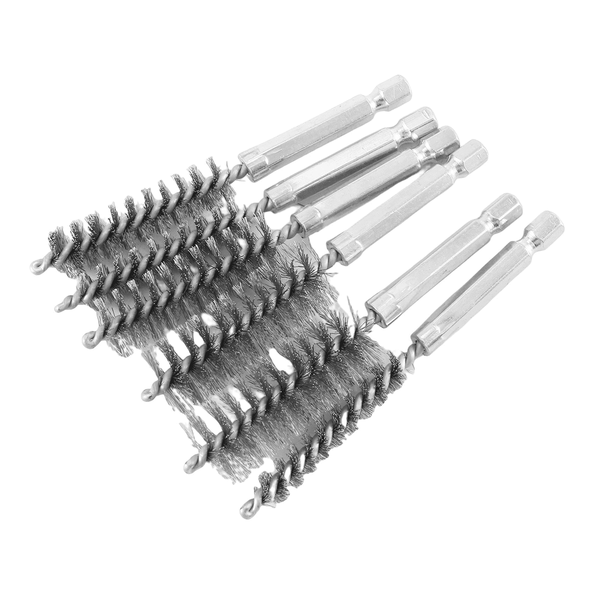6 Pcs Wire Brushes for Drill,Stainless Steel Small Wire Brush