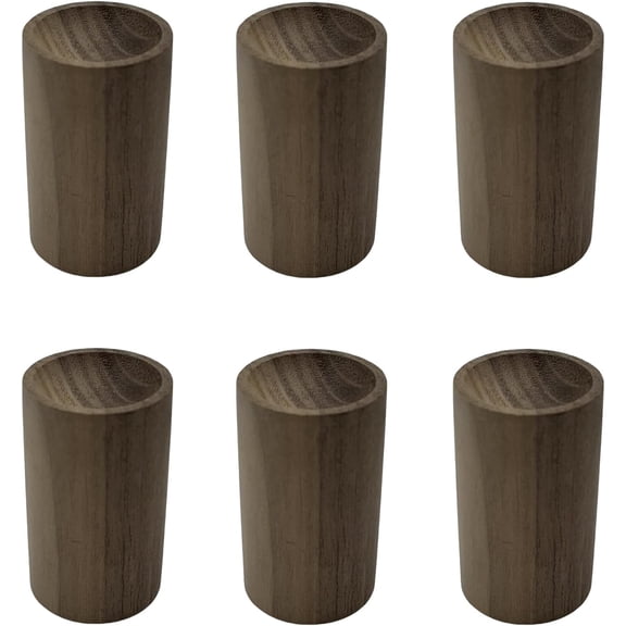 6 Pcs Wood Essential Oil Diffusers - Small Round Wooden Aromatherapy Diffusers, Fragrance Diffuser for Home & Car