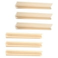 6 Pcs Wooden Ornaments Domino Holders Domino Trays Domino Accessory