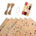 thumbnail image 1 of 6 Pcs Wrapping Paper Sheets,Birthday Wrapping Paper Set Festival Gift Wrap ,Ribbon Present, 1 of 4