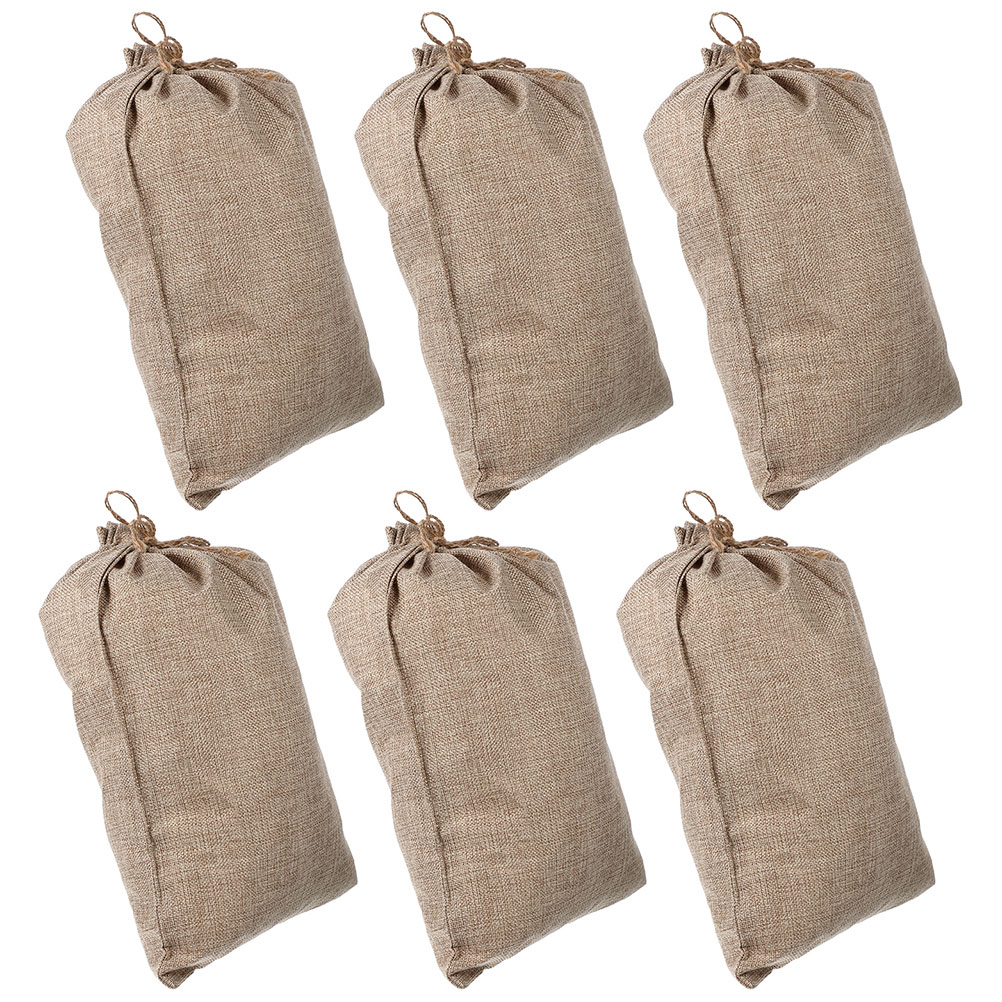 6 Pcs with Drawstring Burlap Bag Vegetables Potato Drawstring Pouches Burlap Sack Vegetable Sacks Bag Walmart