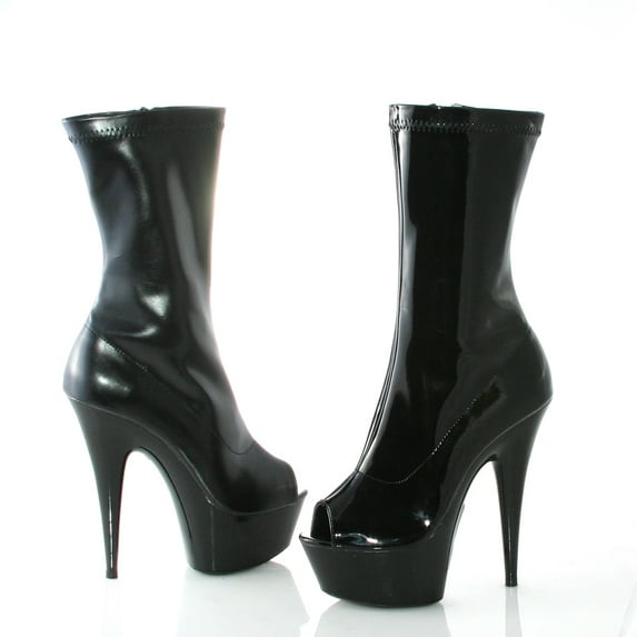 6" Peep Toe Calf Boot